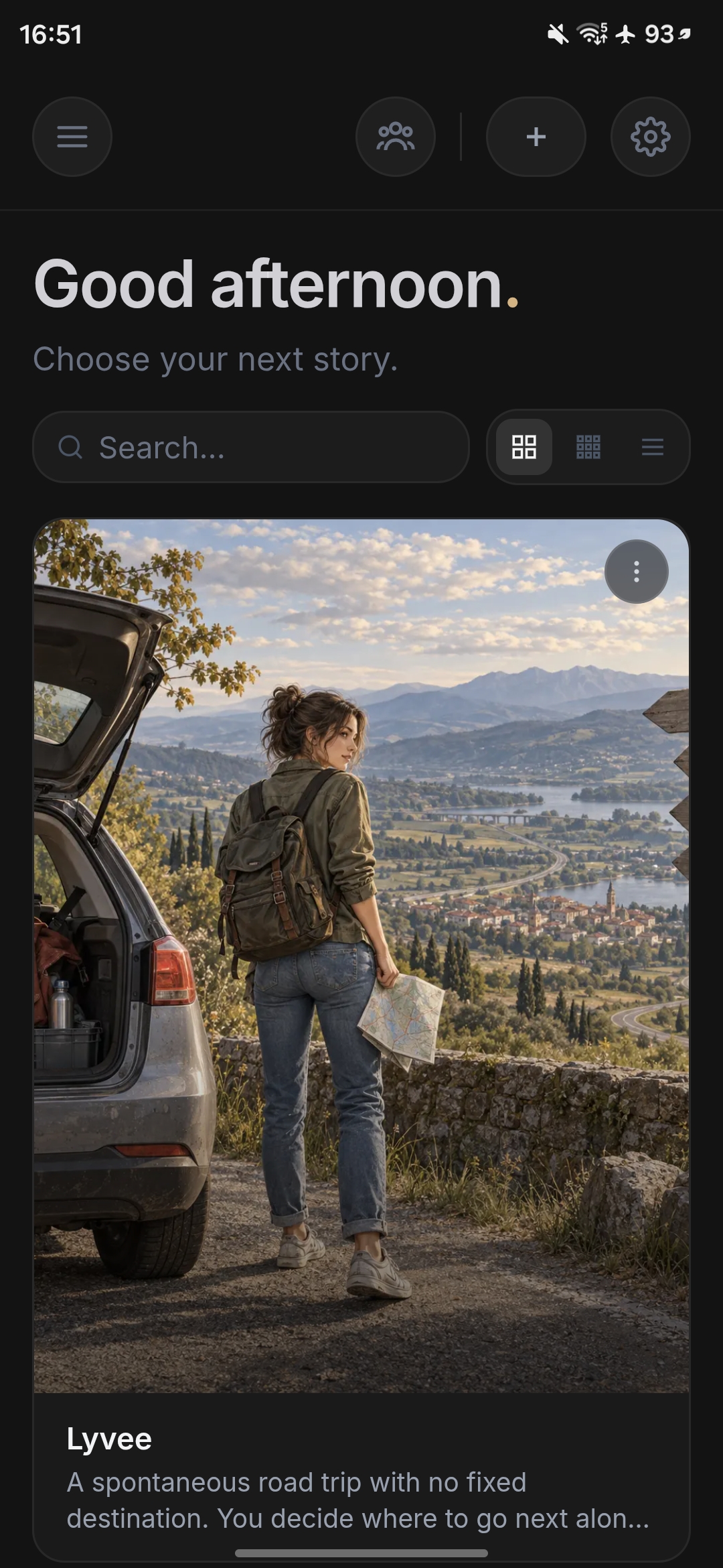 Ryokan auf Android: Geschichten-Auswahl mit Lyvee